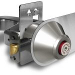 Restroom UP LoK door handle