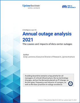 Uptime Institute annual power outage analysis