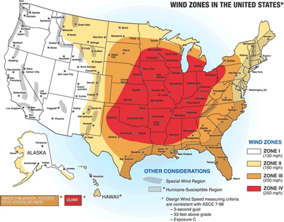 FEA Wind Zones