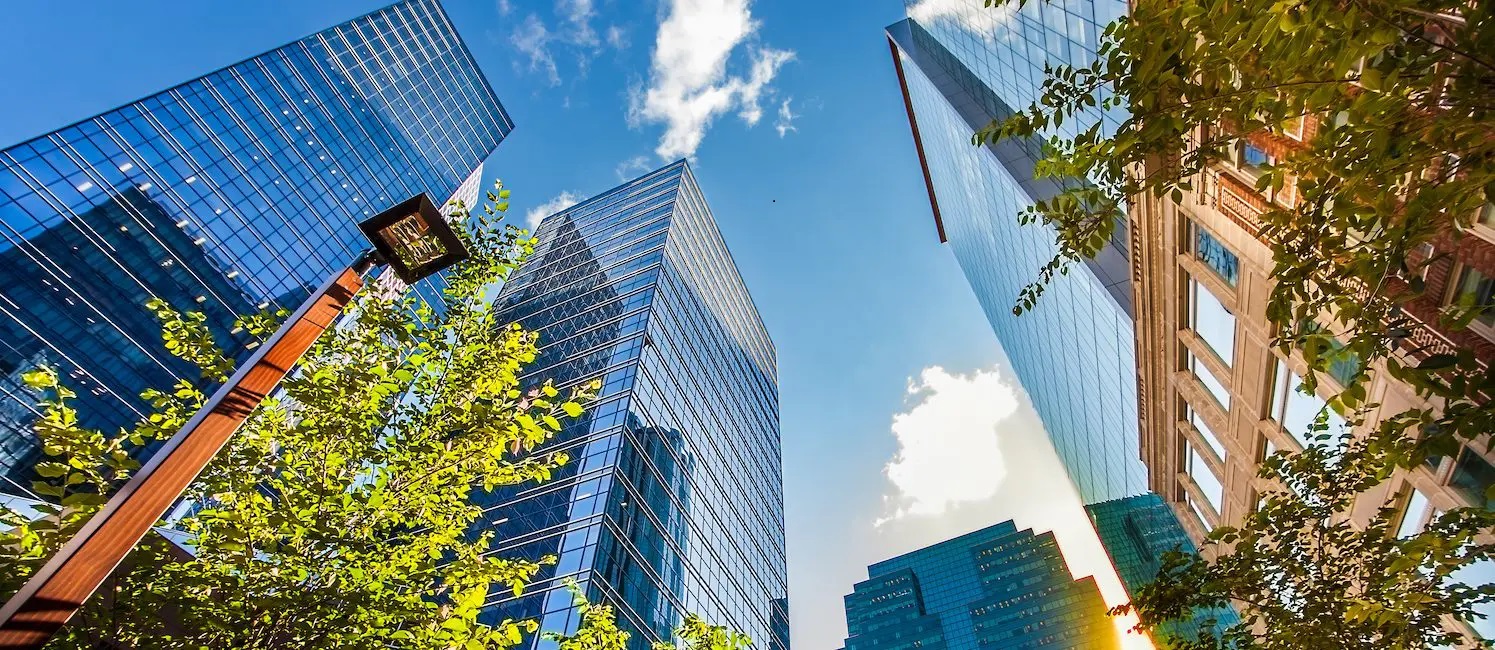downtown office buildings