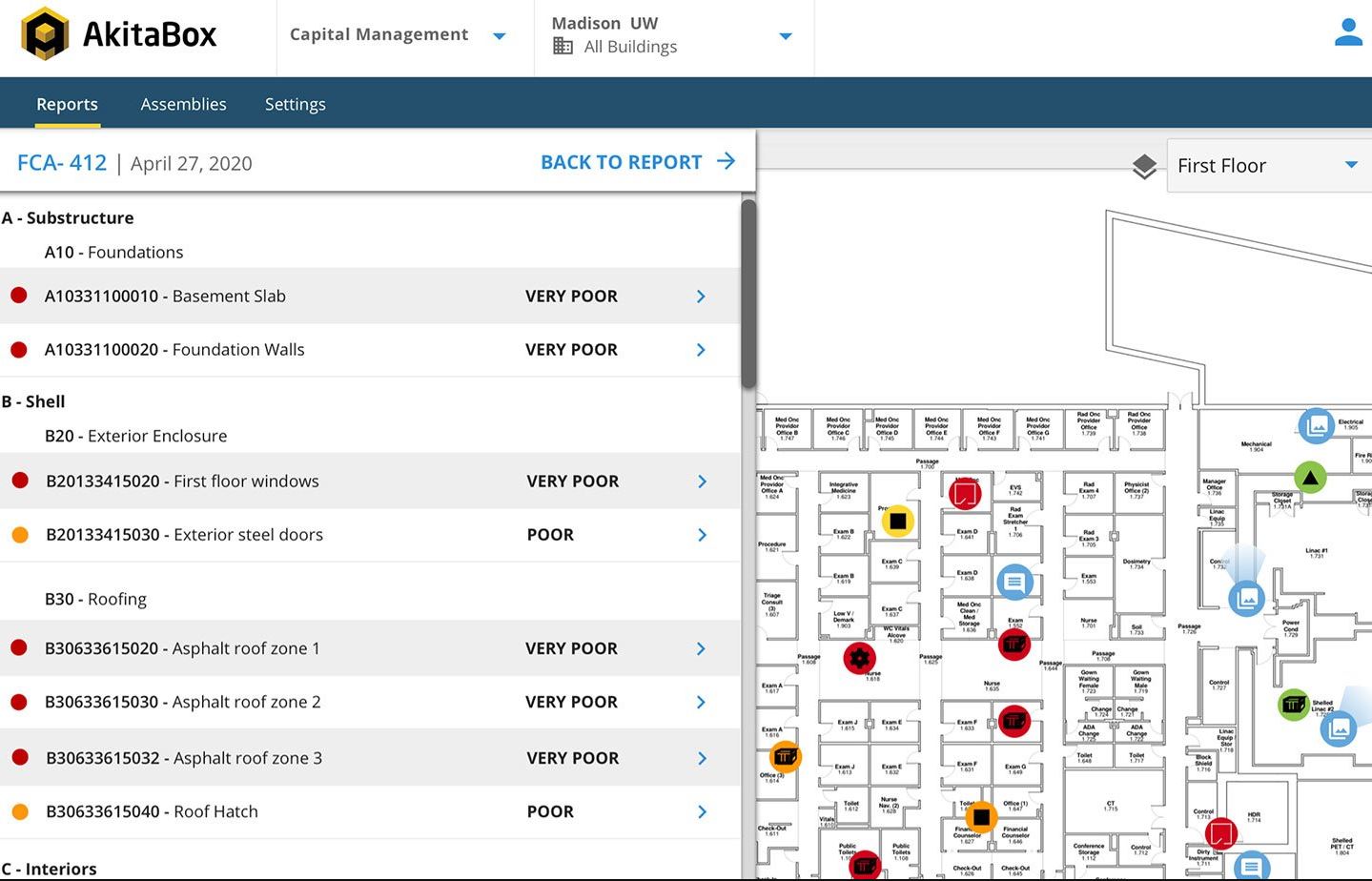 AkitaBox facility condition assessment FCA software