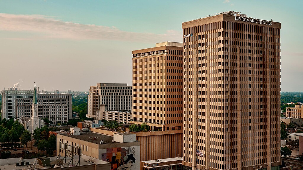 Buildings illustrating office-to-residential conversions
