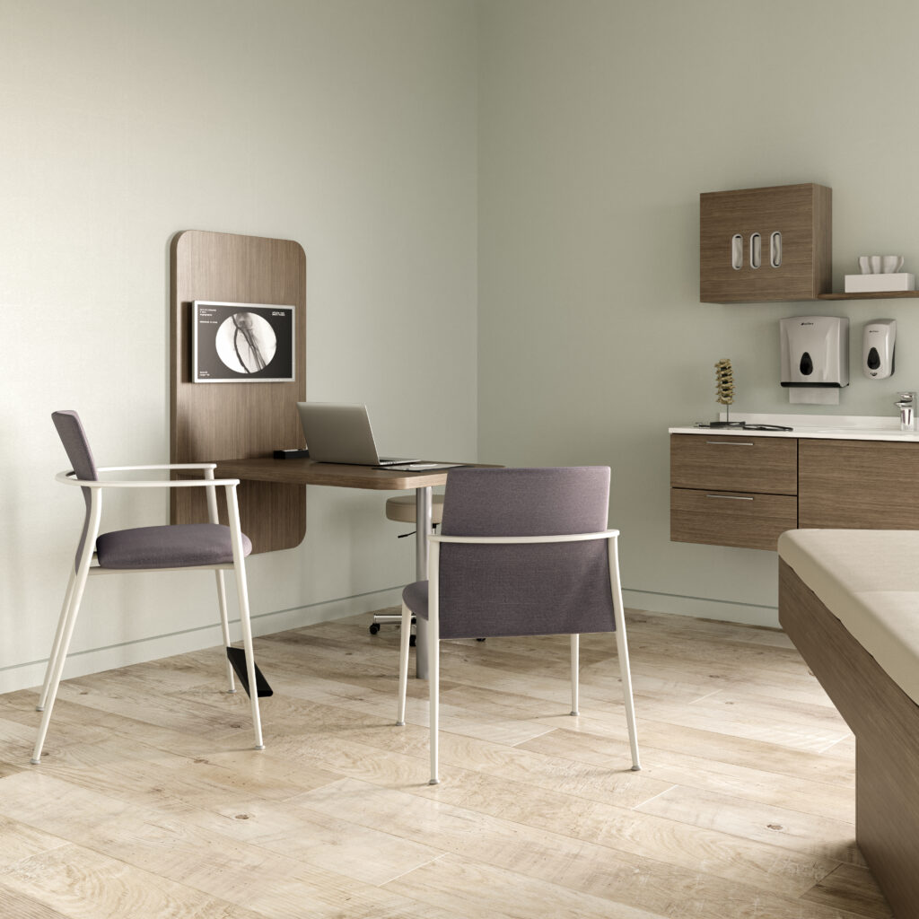 Integra Odyssey chairs in a patient room setting