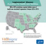 CDC Map of Legionnaires’ Disease risk