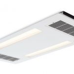Rectangular ceiling LED retrofit luminaire