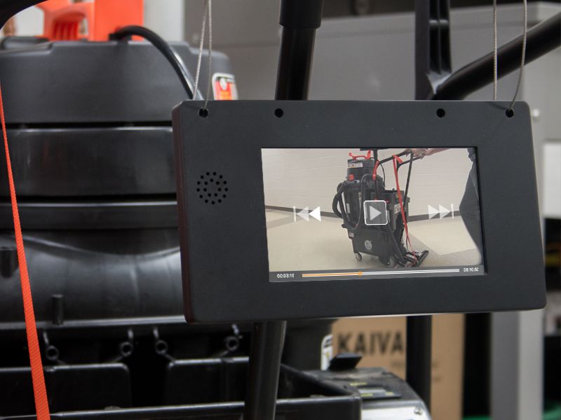Screenshot of Kaivac's SIMPLE system for using spray-and-vac cleaning systems video