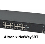 Altronix’s new NetWay4BT and NetWay8BT (shown) 802.3bt 4PPoE Managed Midspans