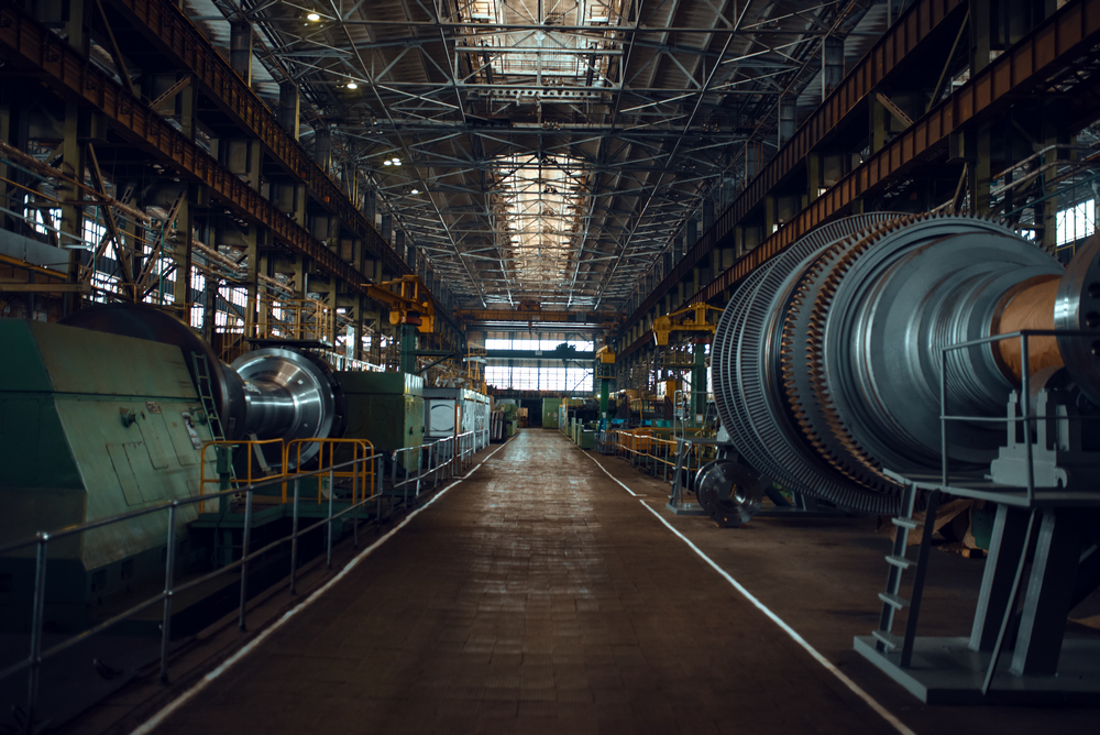 CloudApper CMMS - Turbine manufacturing factory interior