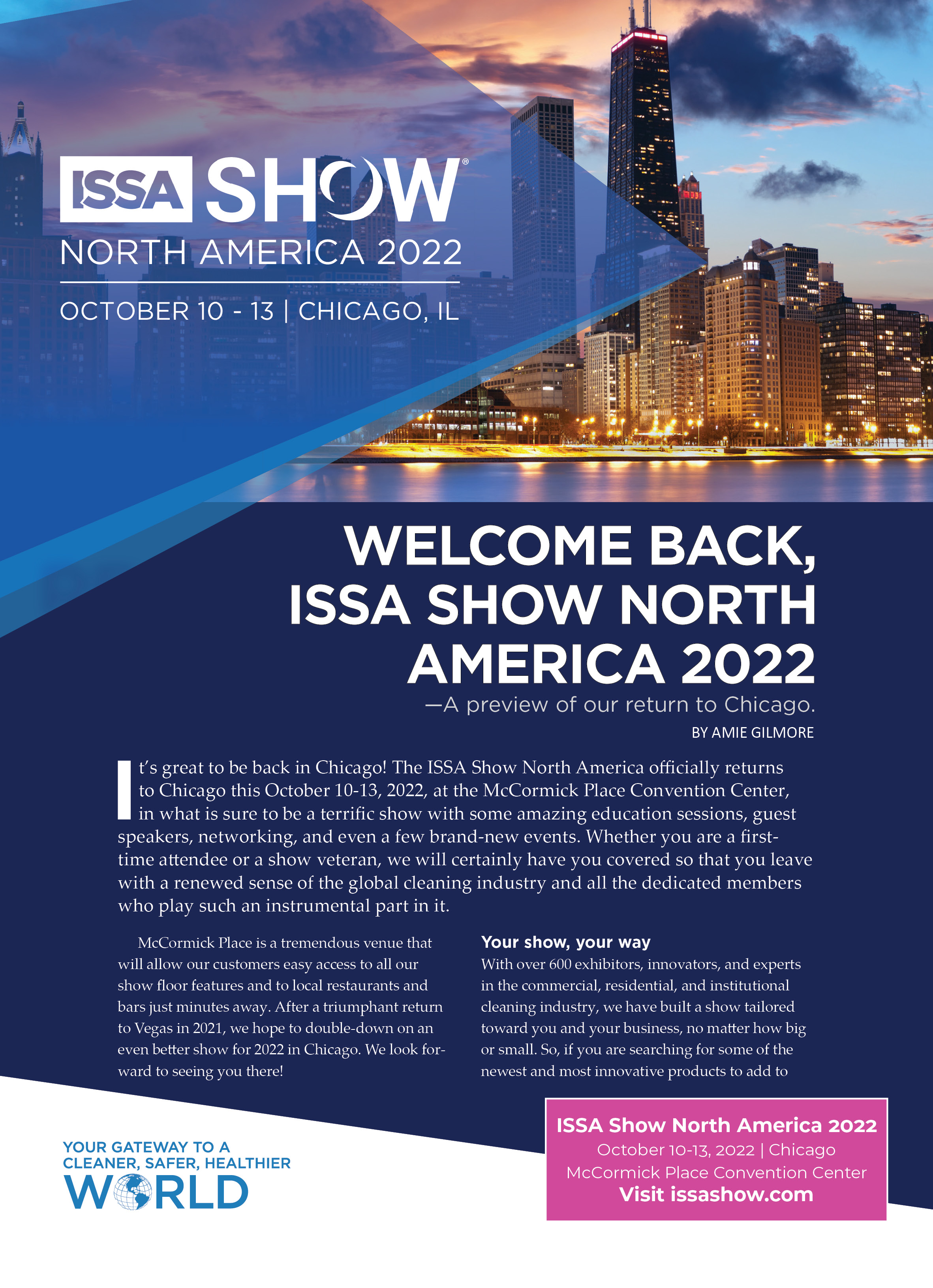 back, ISSA Show North America 2022