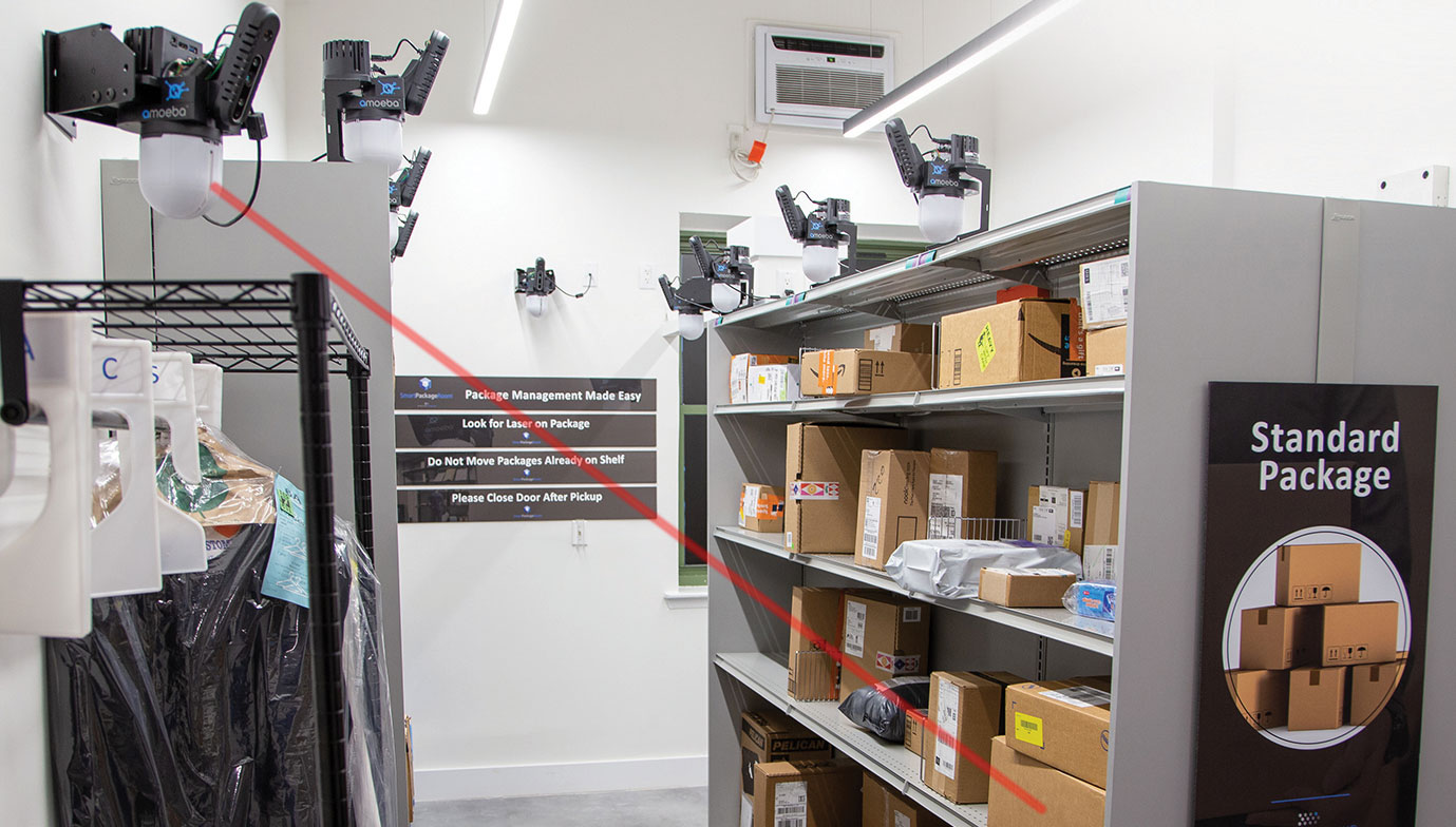 Position Imaging Smart Package Room