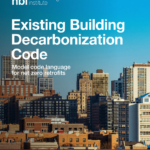NBI Existing Buildings Decarbonization Code cover