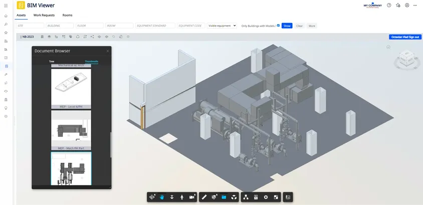 Archibus IWMS BIM Viewer