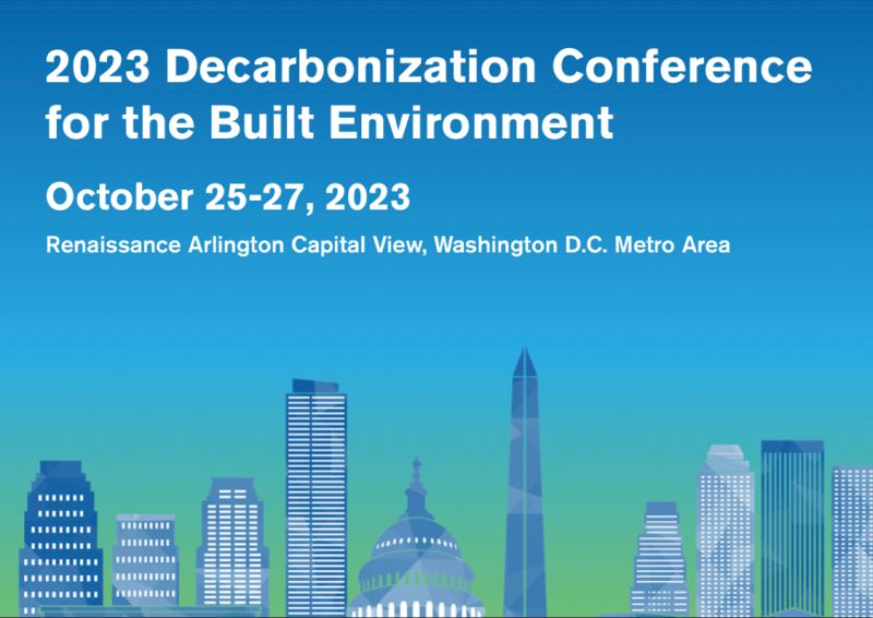 Decarbonization Conference for the Built Environment 2023