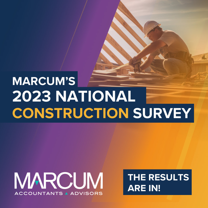 Marcum's 2023 National Construction Survey 