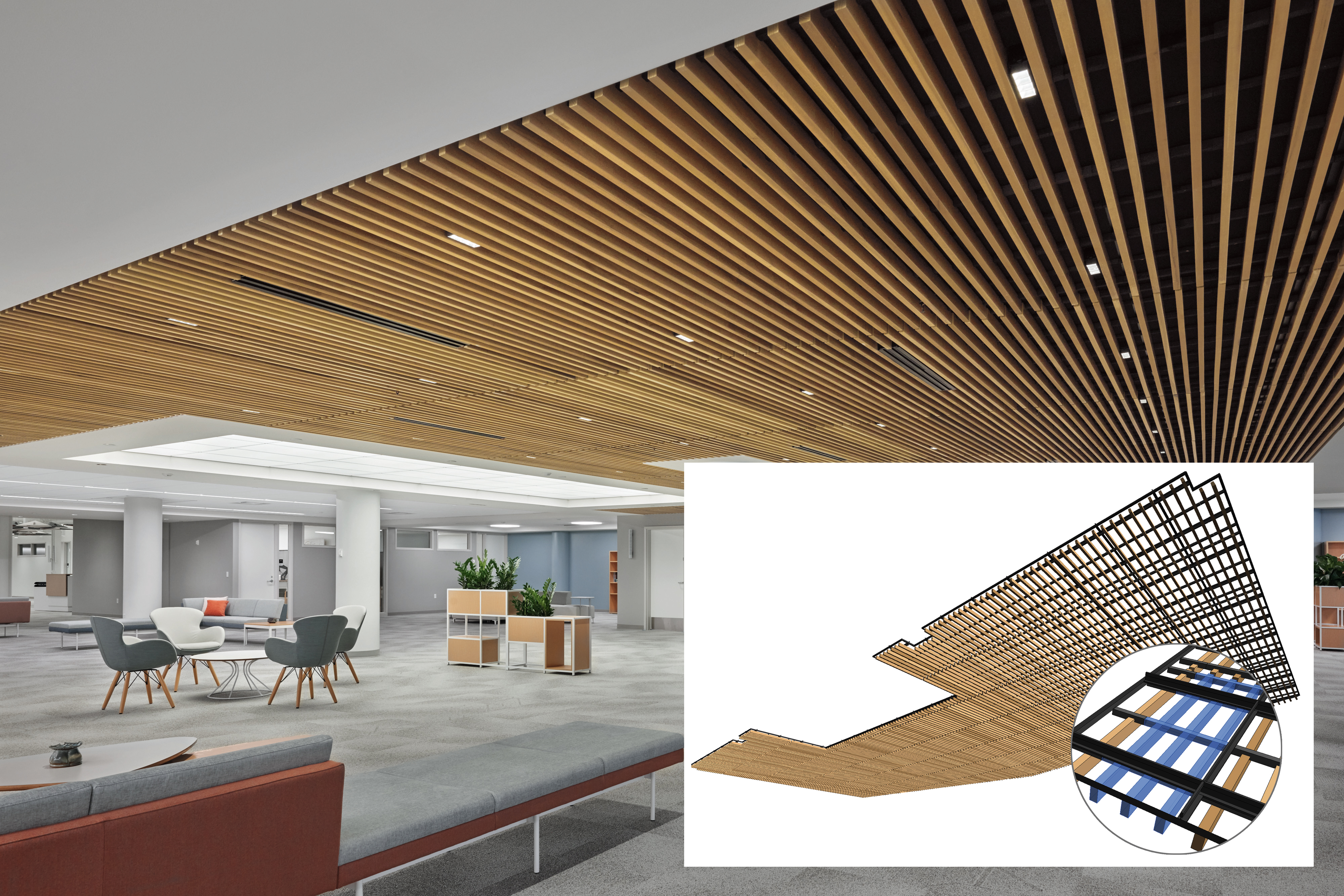 Armstrong 3D Revit model for ceiling designs