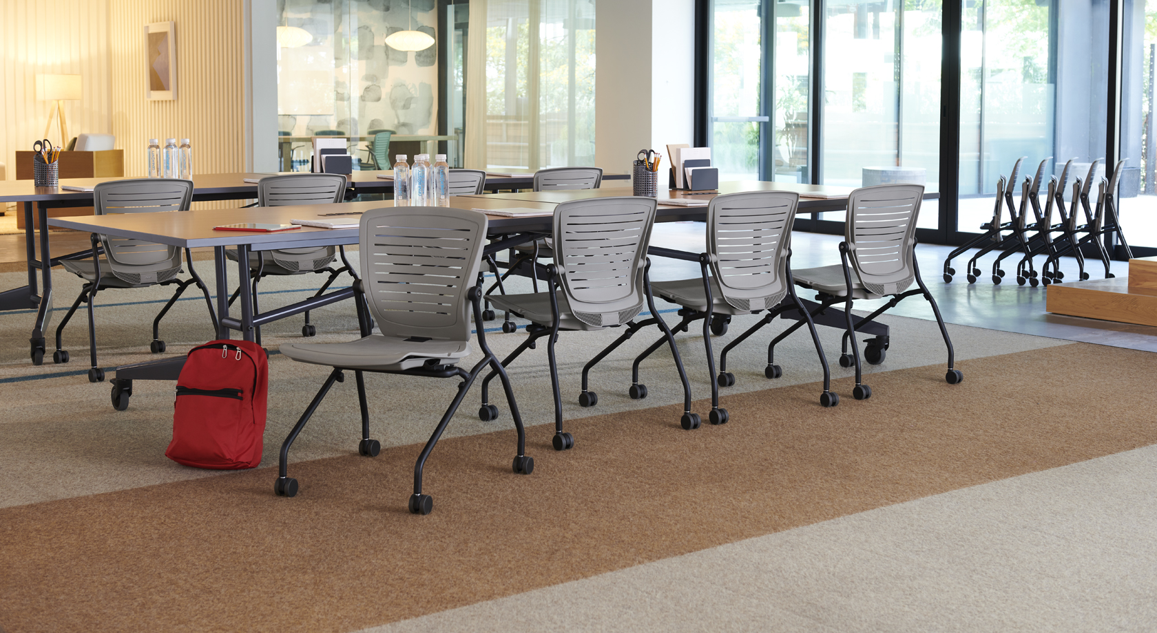 OM Seating's OM5 Active Nest nesting and stacking chairs