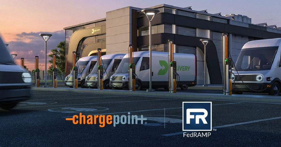 ChargePoint EVSE vehicles with FedRAMP approval icon
