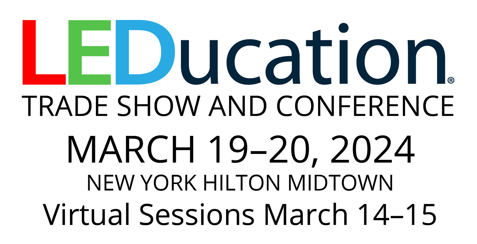 LEDucation 2024 [solid-state lighting] banner