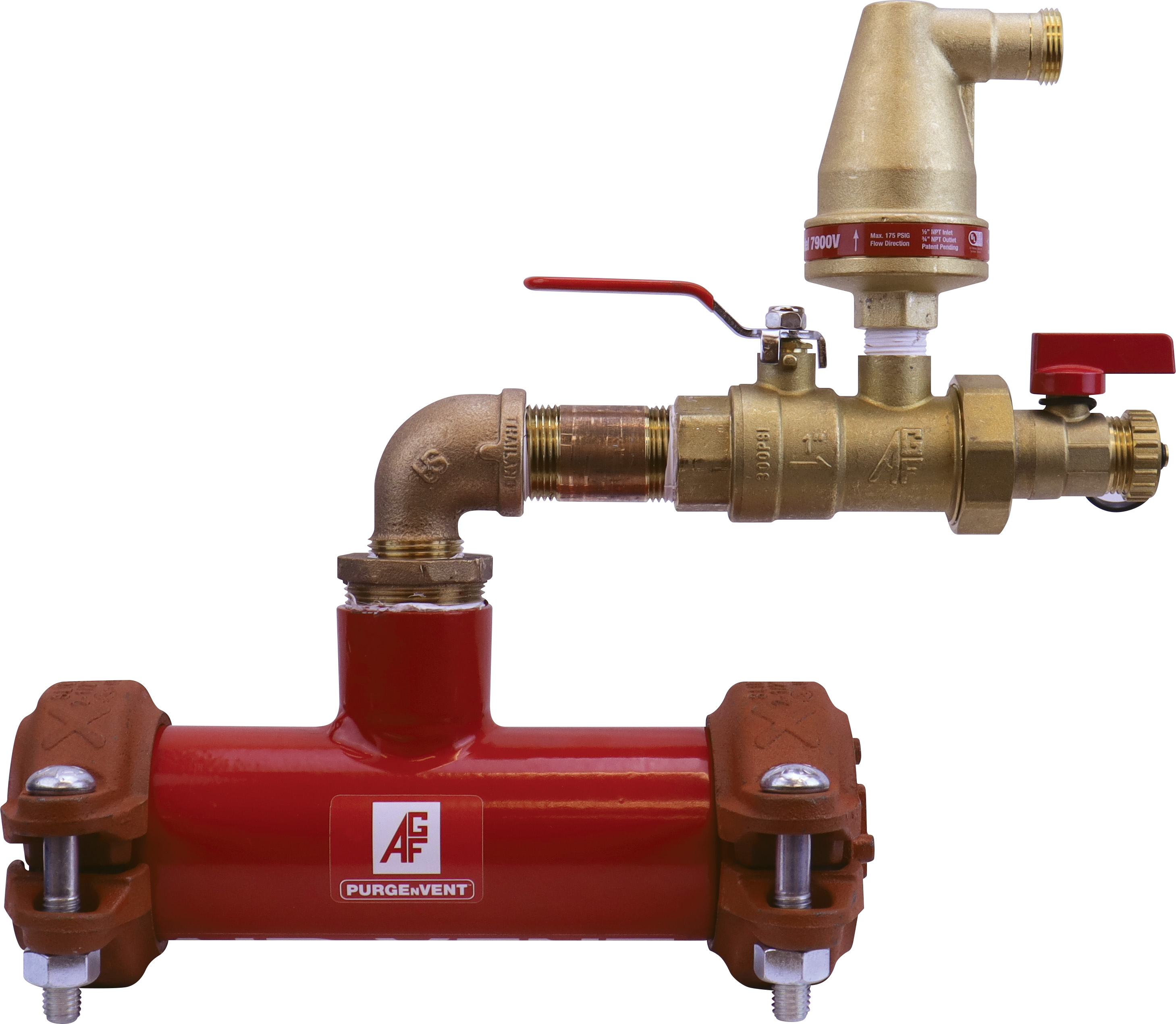AGF PURGENVENT Model 7940BLE automatic air venting valve assembly